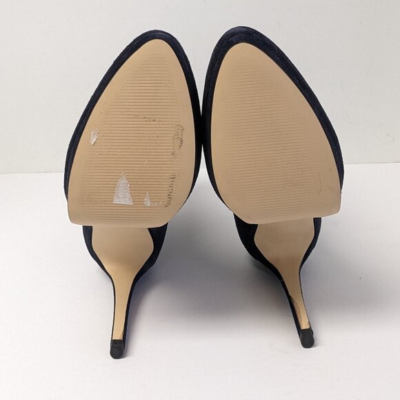 Nine West Quanette Ankle Boots, Navy Suede, Womens 10 M - Picture 5 of 6